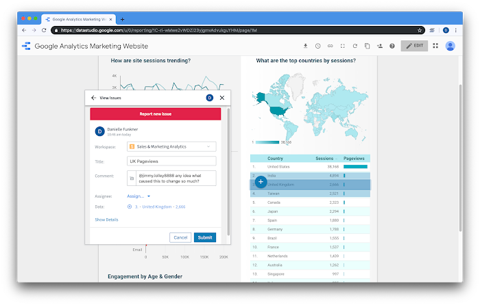 screenshot of tamr in action