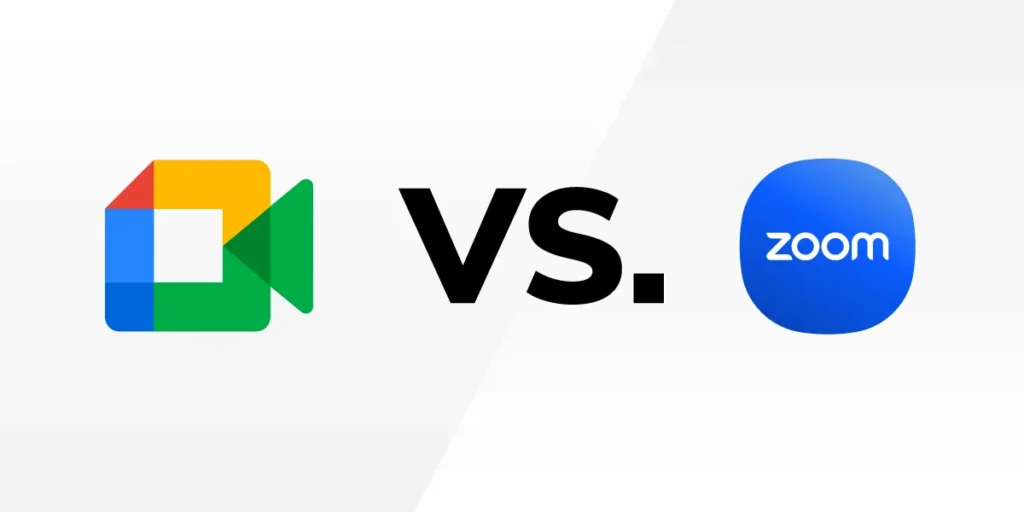 Google Meet and Zoom similarities