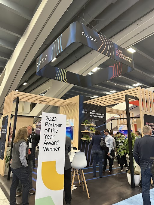 SADA's Cloud Concierge booth at Google Cloud Next 2023